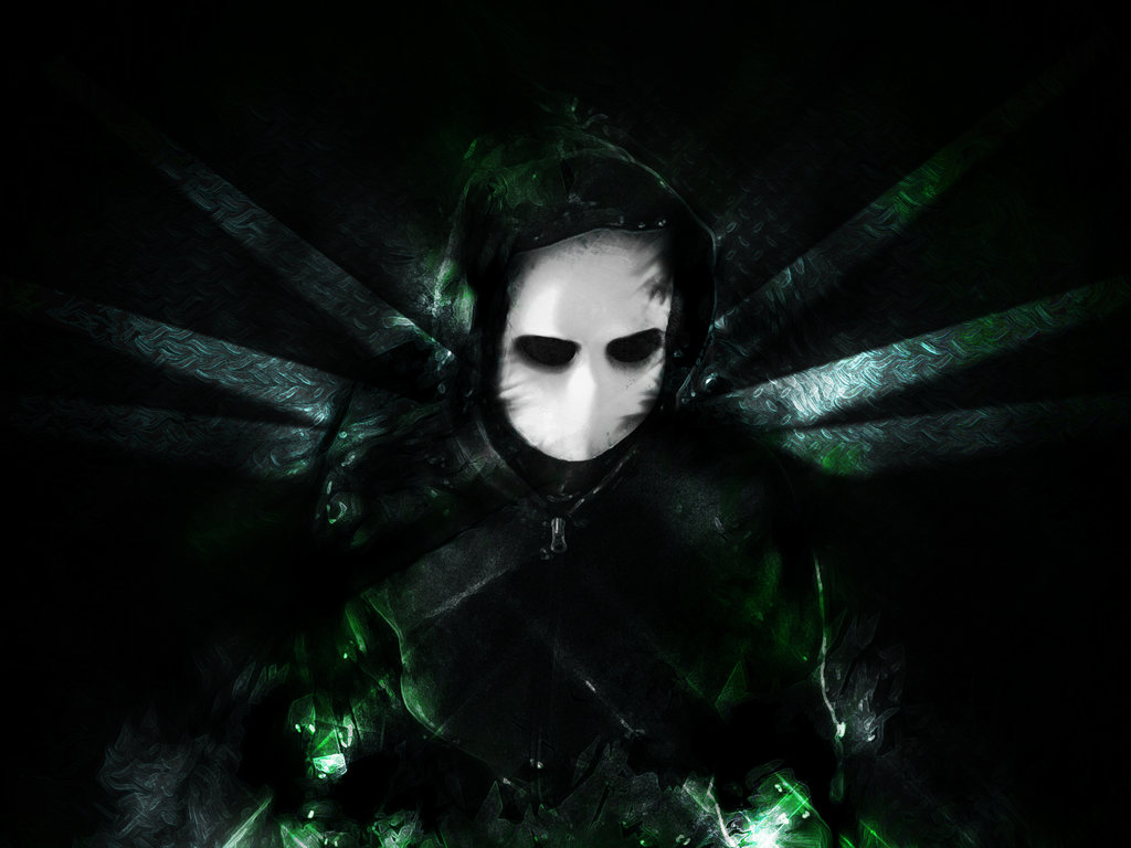 Dubstep Wallpaper Gas Mask Green By Xacention