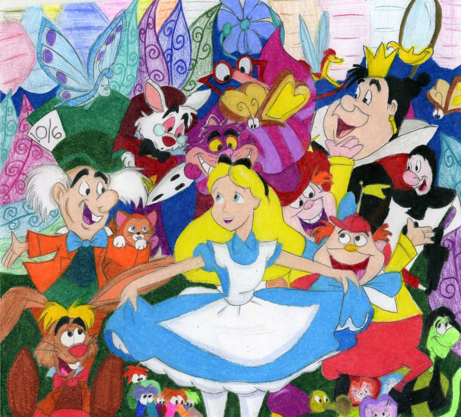  48  Disney Alice in Wonderland Wallpaper on WallpaperSafari