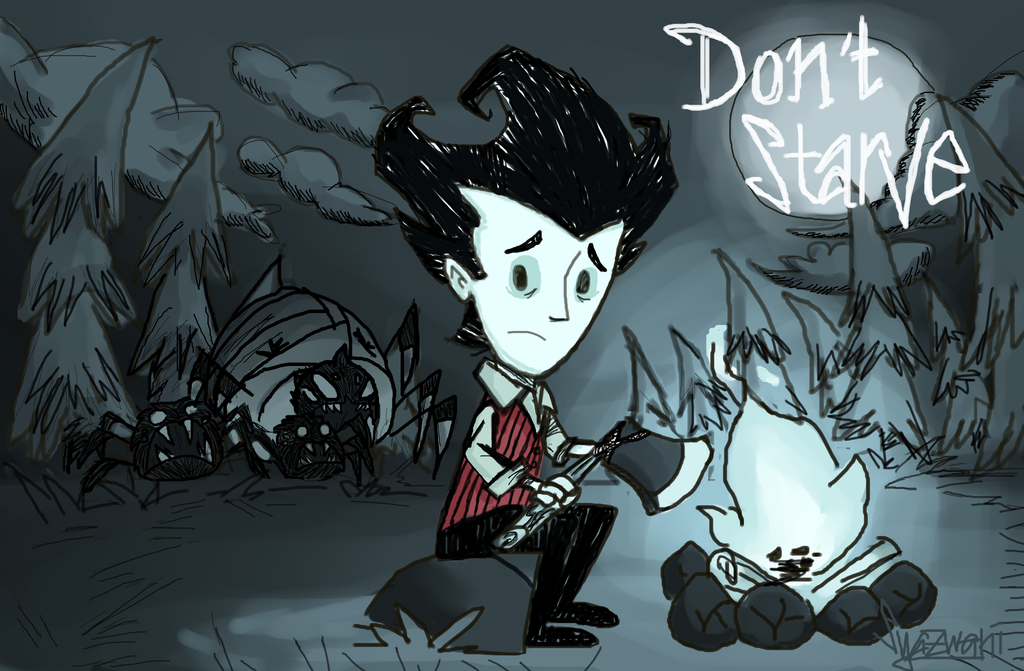don t starve  unwanted guest at night by syazwaniwanie d664mmm