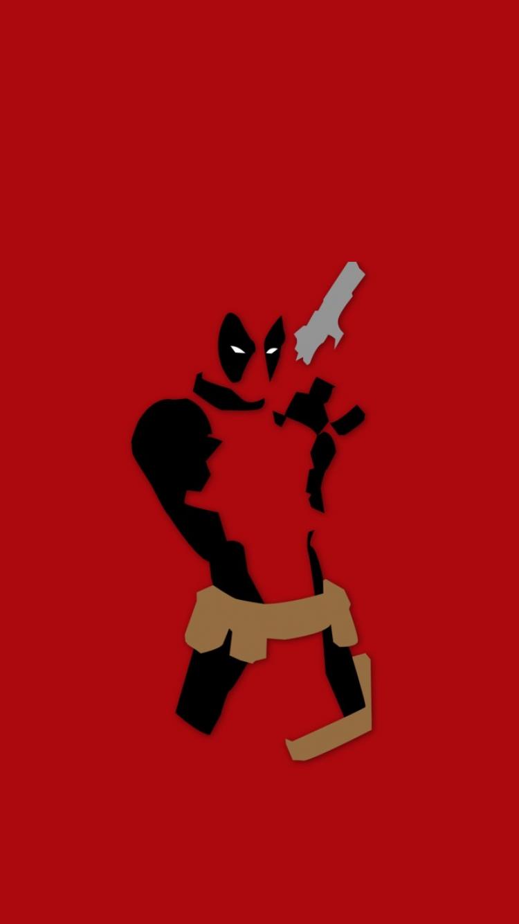 Minimalistic Ics Deadpool Wade Wilson Marvel Wallpaper