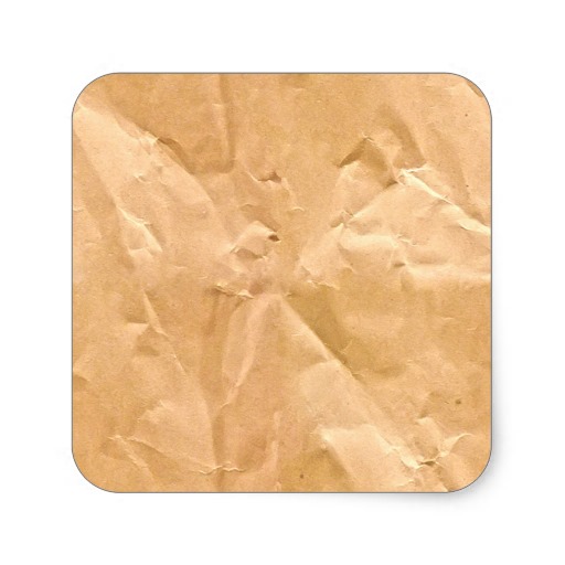 Light Brown Paper Bag Texture Background Wallpaper Sticker
