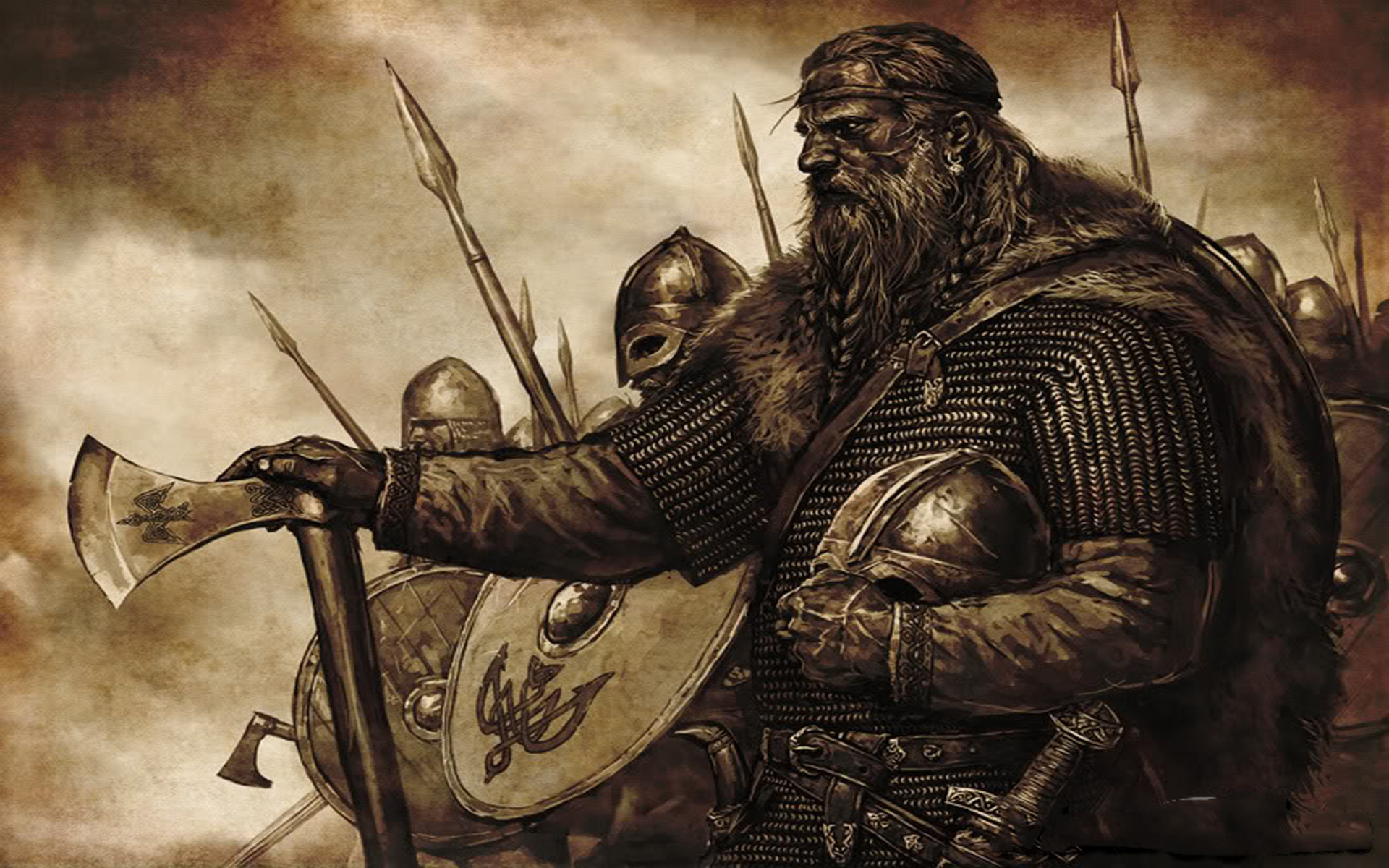 Download Vikings Artwork Wallpaper 1920x1200 Wallpoper