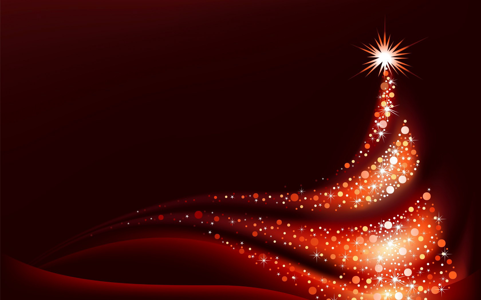 Red Christmas Background with Red Christmas Tree Gallery