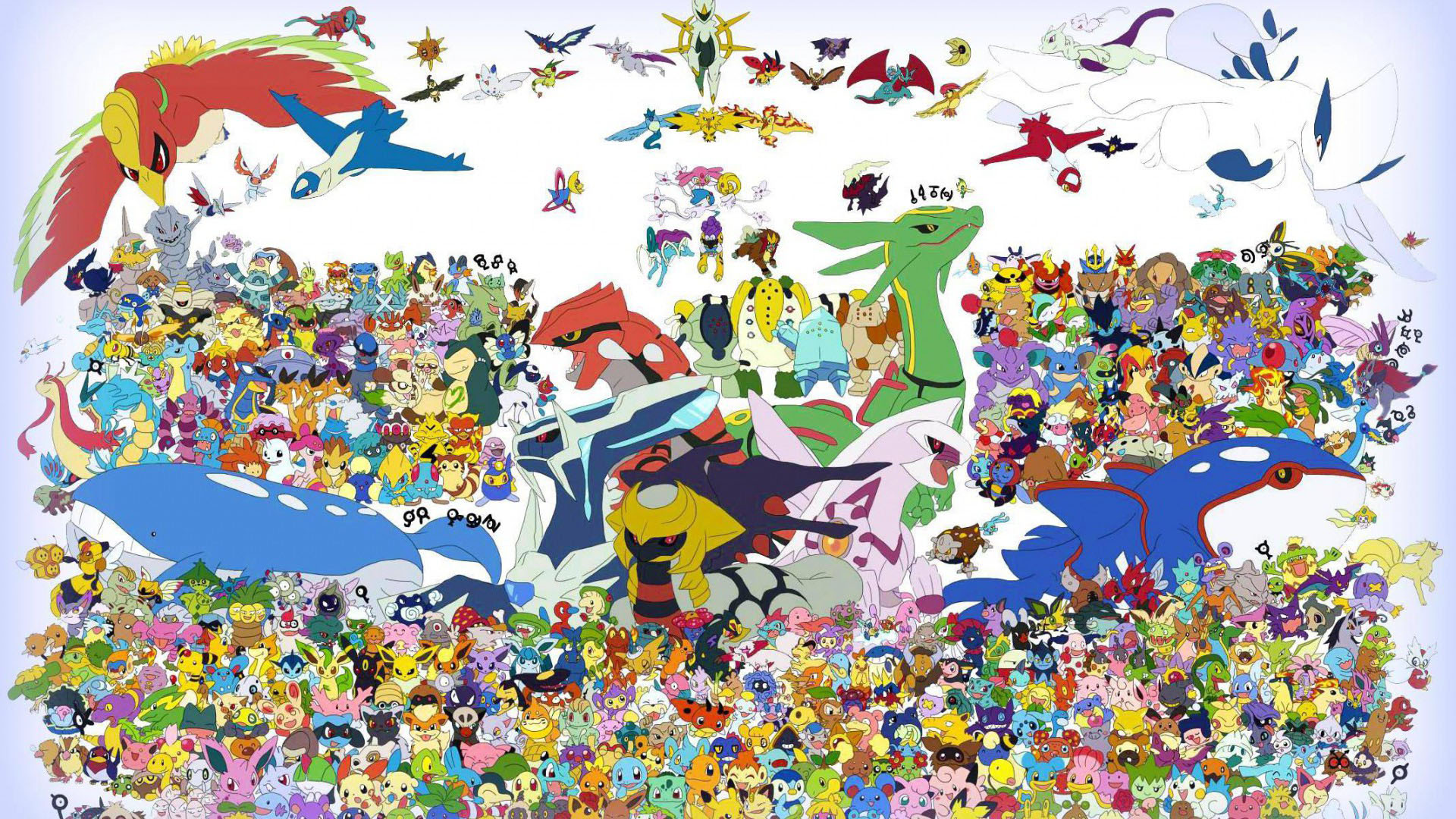 All Type Pokemon Background For Wallpaper Games