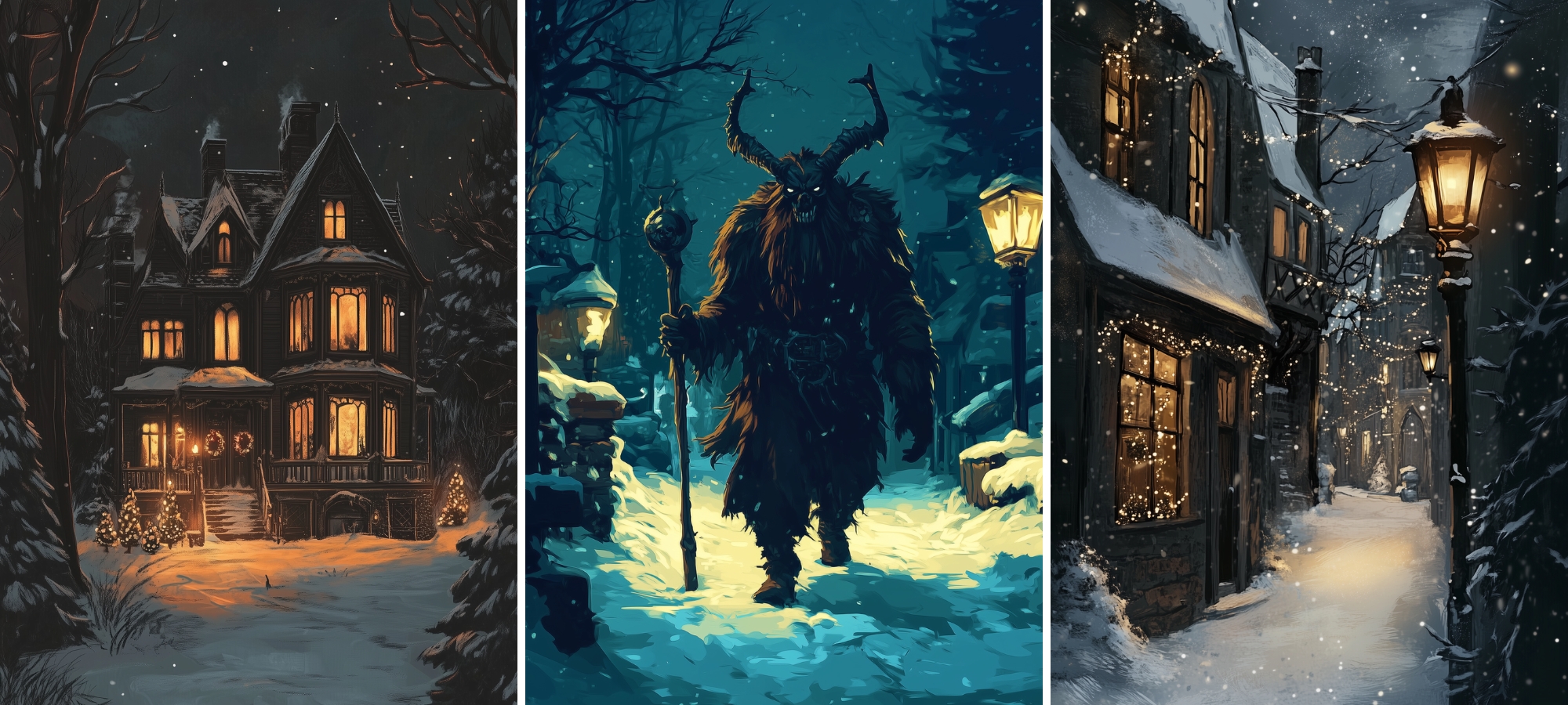 Dark Christmas Aesthetic Wallpaper For iPhone