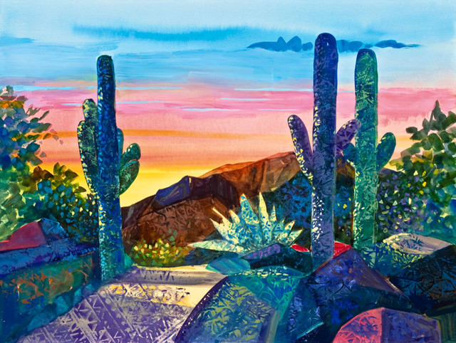Dusk At Gloria S Wall Mural Southwestern Decals By Murals