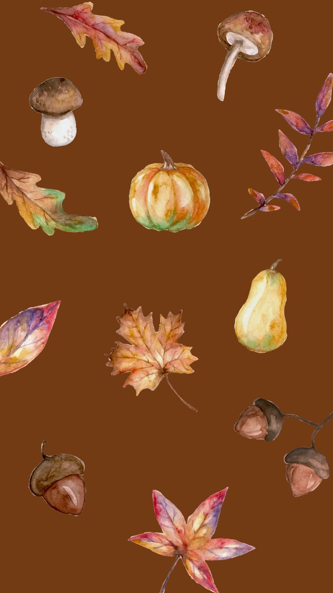 Relax And Enjoy The Minimalist Autumn Landscape Wallpaper
