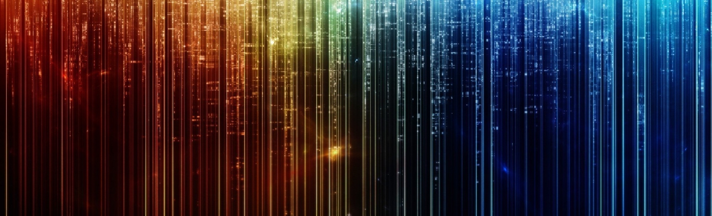 Colorful Matrix Linkedin Background