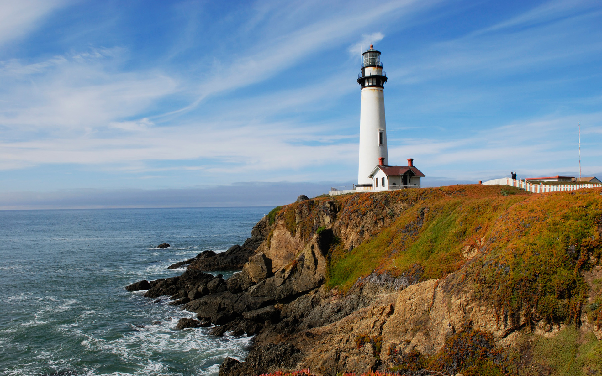 San Francisco Bay Area Lighthouse Wallpaper Beach