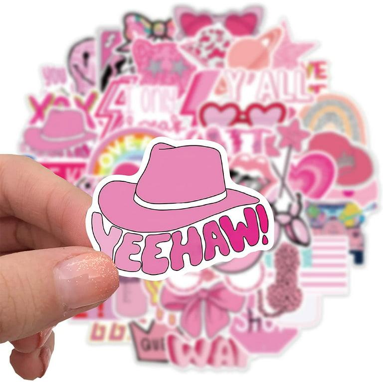 Clerance Pink Preppy Style Stickers 50pcs Valentines Day Gifts