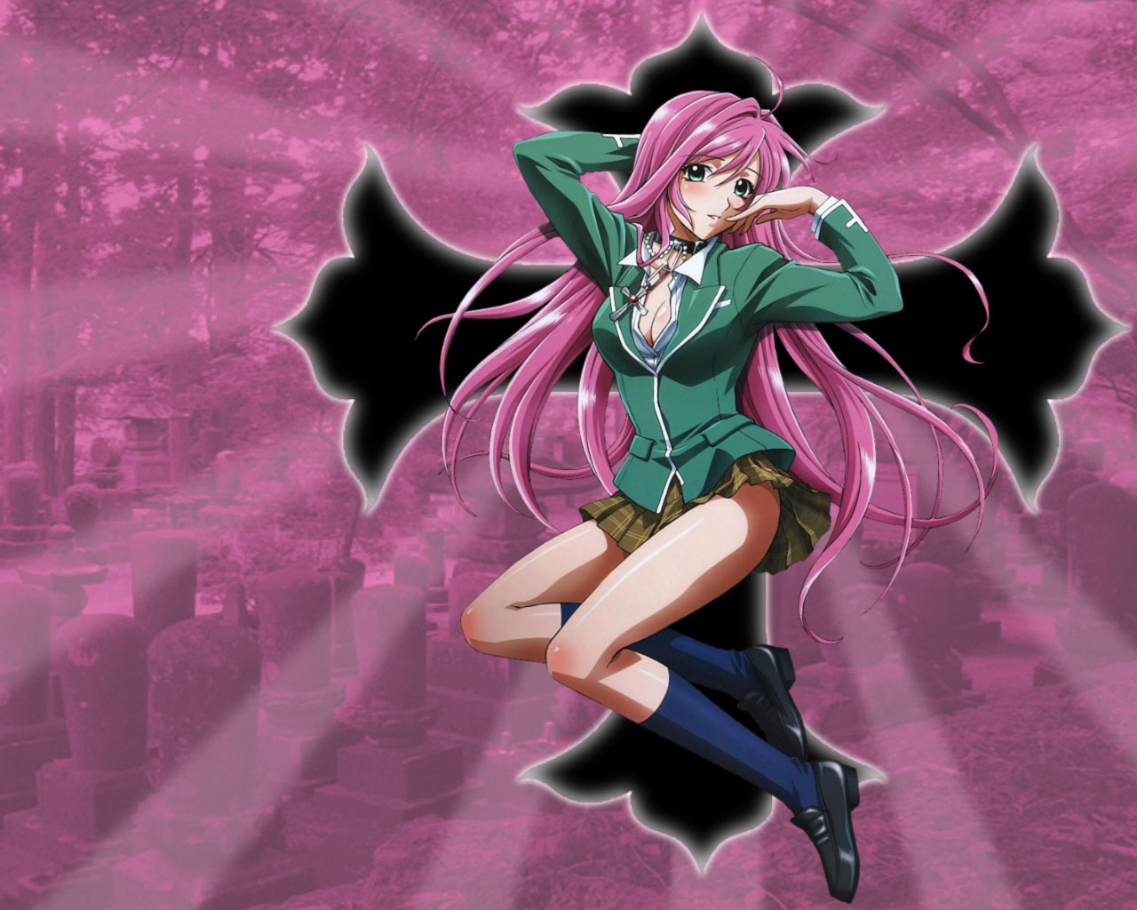 Mobile wallpaper Anime Rosario  Vampire 778119 download the picture for  free
