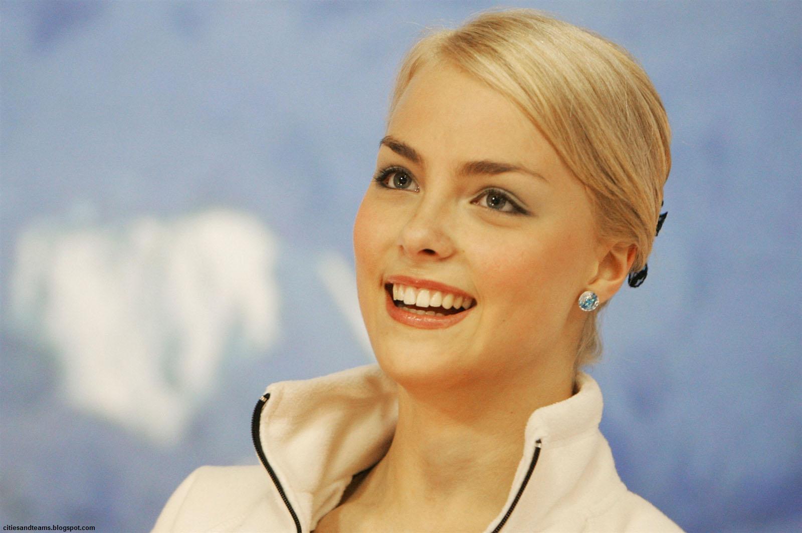 Beautiful Blonde Finnish Figure Skater Finland HD Desktop Wallpaper