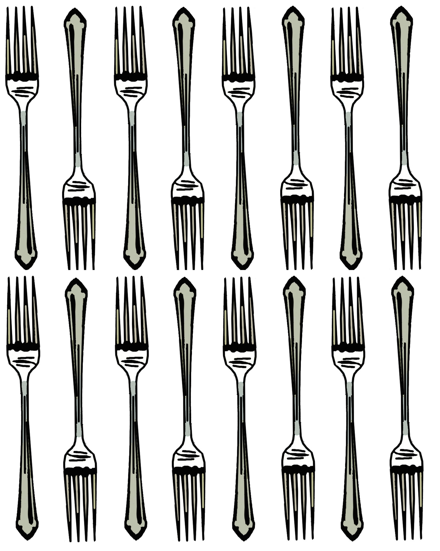 Fork Clip Art Silver Grey Photo From Needpix
