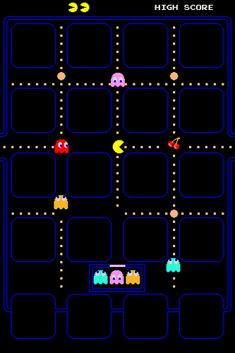 Pac Man Classic iPhone Home Wallpaper Photo Sharing