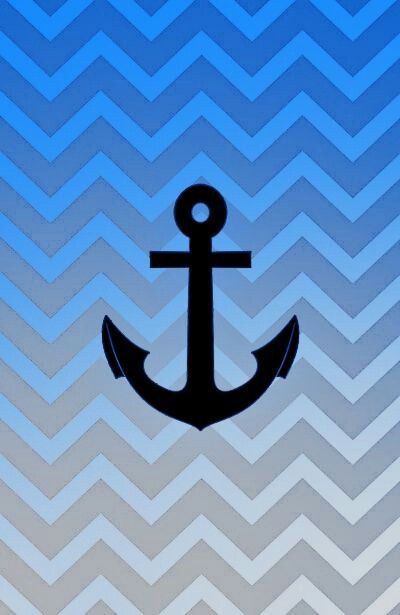 Anchors Background iPhone Chevron Wallpaper Blue