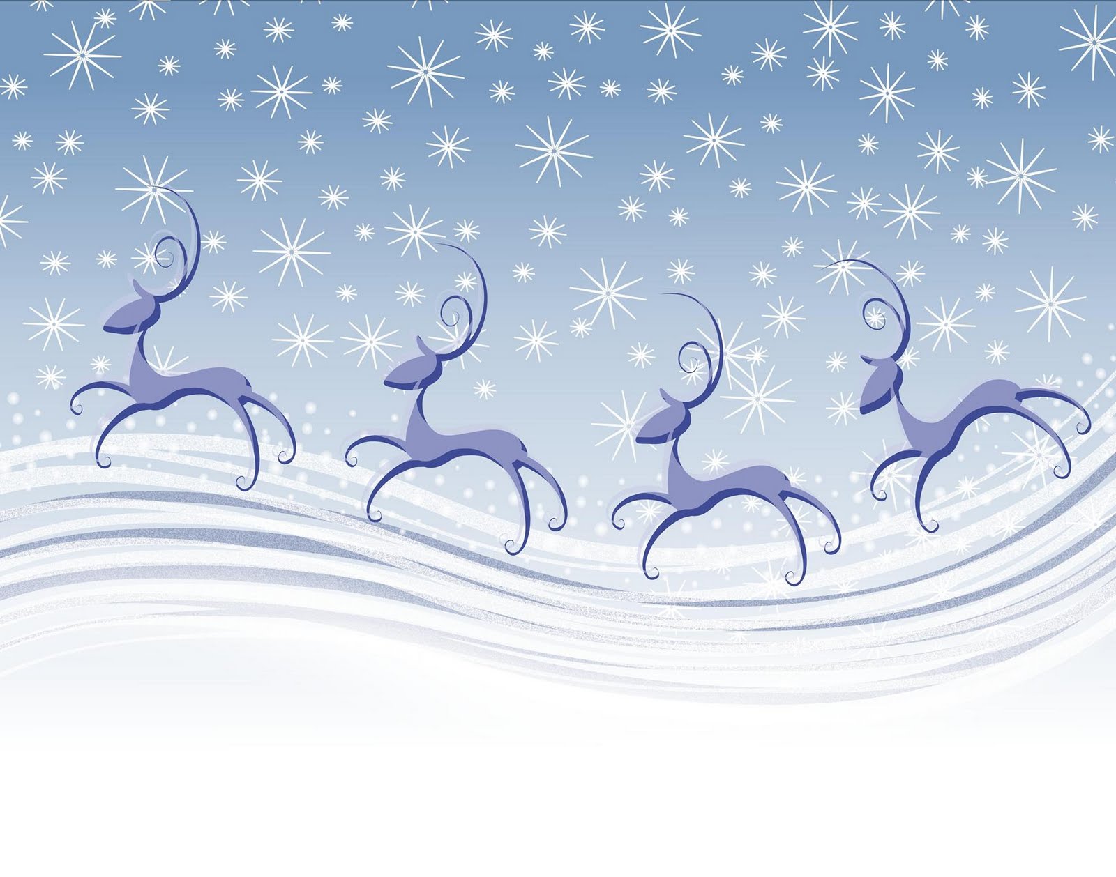 Background Collections Reindeer Wallpaper