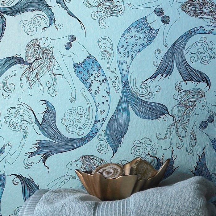 Graham And Brown Mermaids Wallpaper Moonbeam