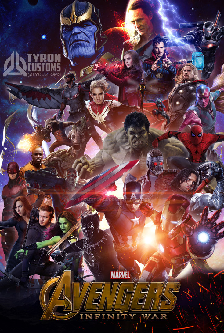 Avengers Infinity War Fan Art By Tycustoms