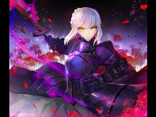 Saber Alter Lovely Fate Stay Night Gloom HD Wallpaper