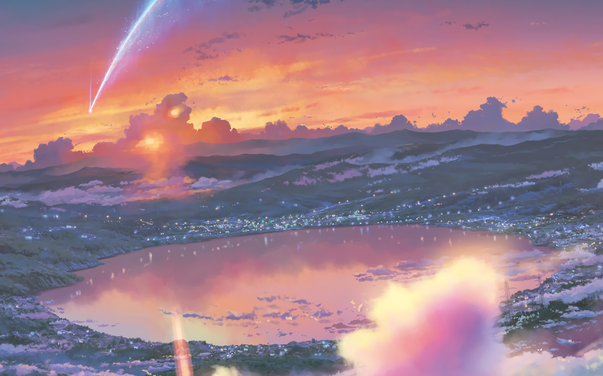 Your Name HD Wallpaper Anime Scenery Mymindbodyandsoul Xx