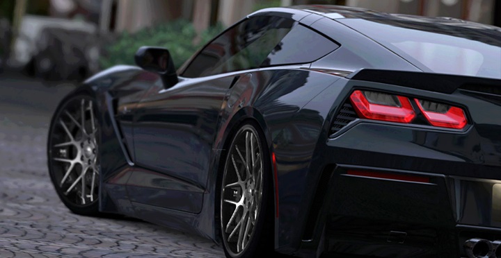 You Can Black Corvette C7 In Your Puter By Clicking