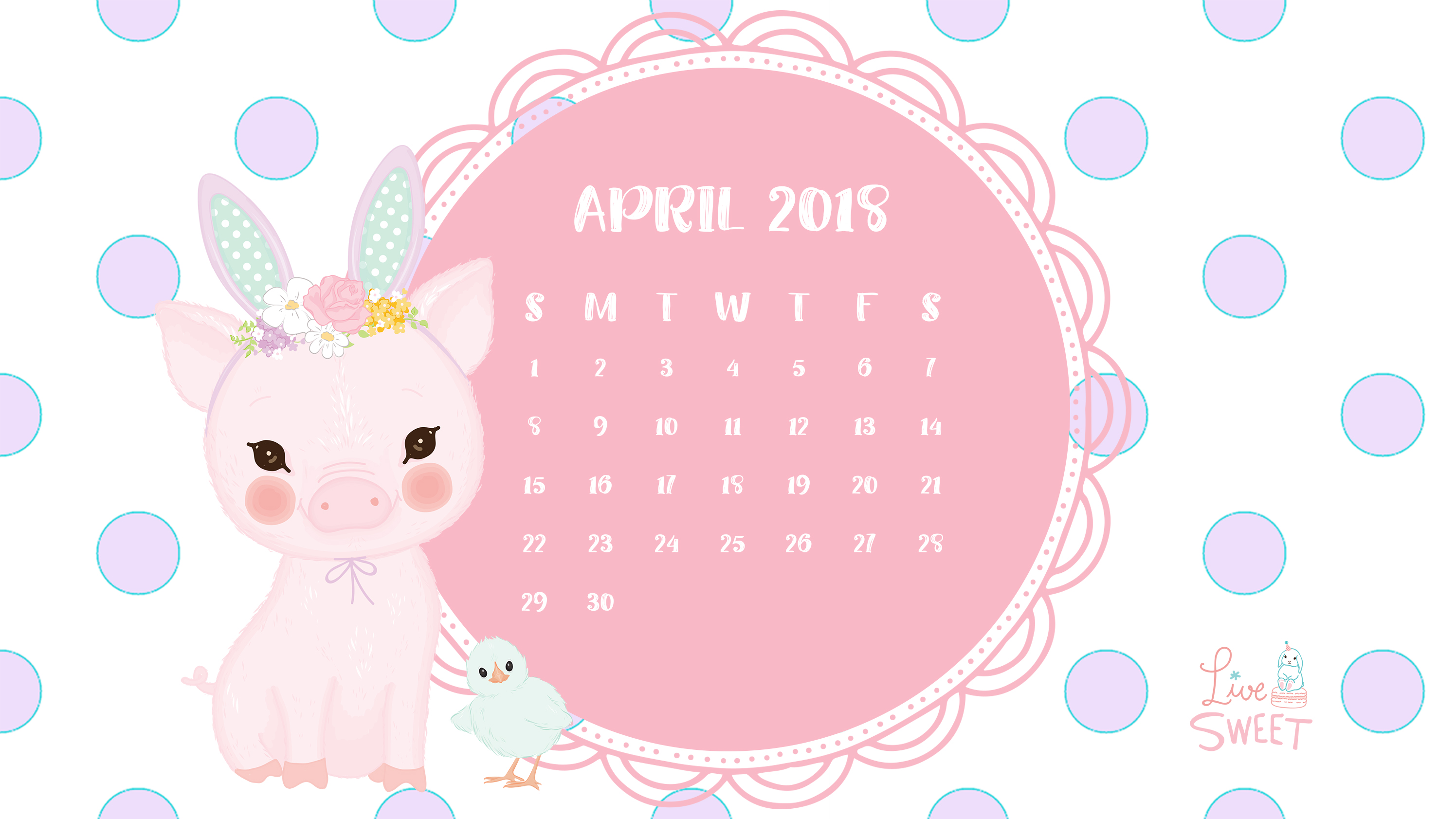 April 2018 Wallpapers   Live Sweet 2992x1683