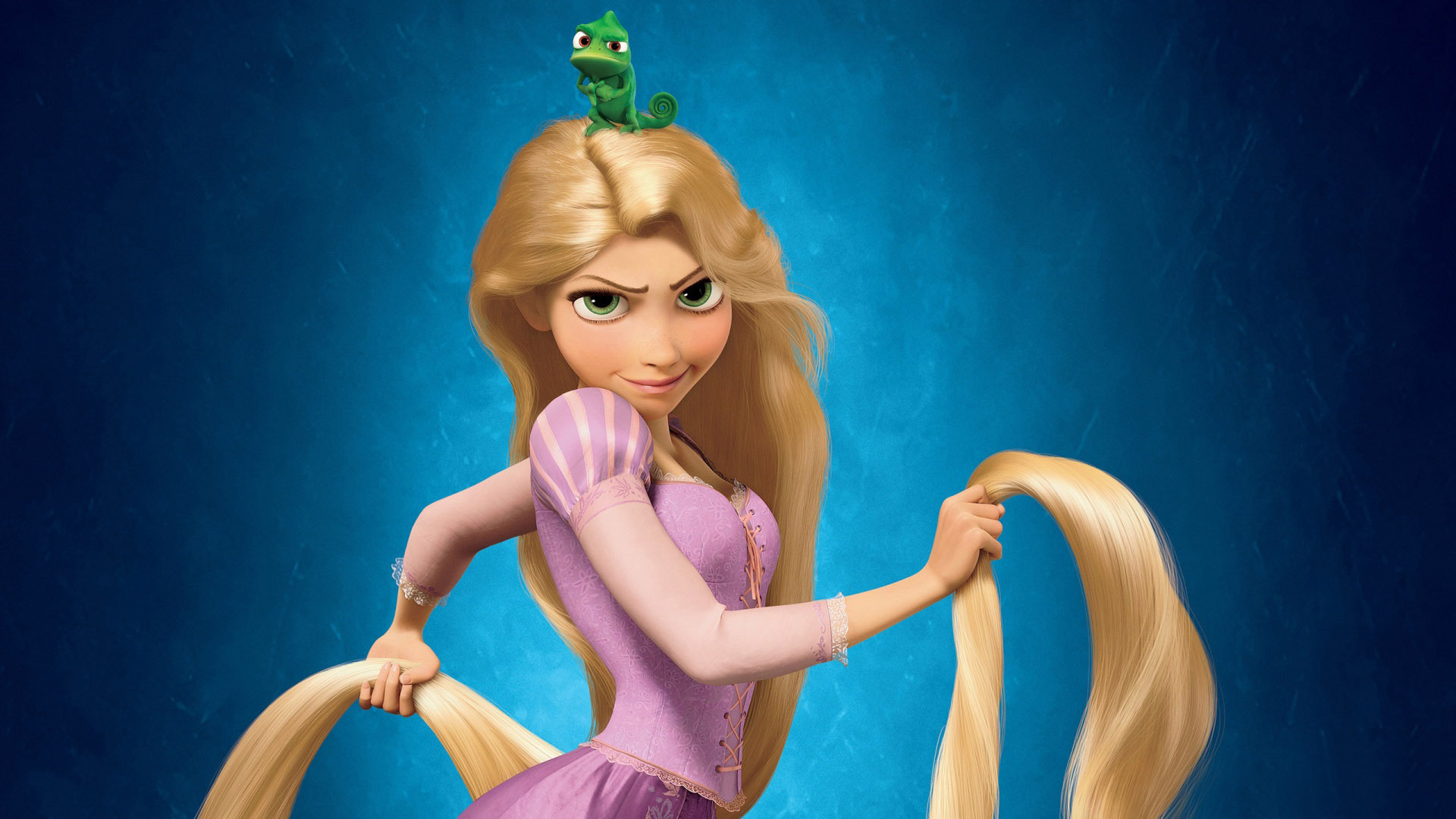 Rapunzel And Pascal Tangled Wallpaper