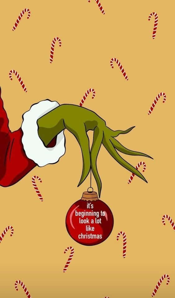 Grinch Christmas iPhone Wallpaper
