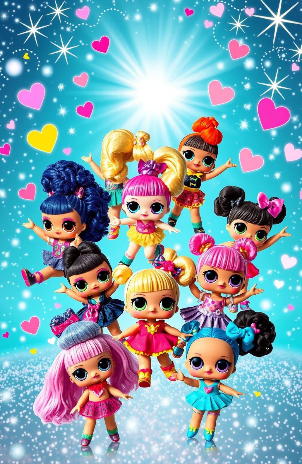 L O Surprise Dolls Wallpaper