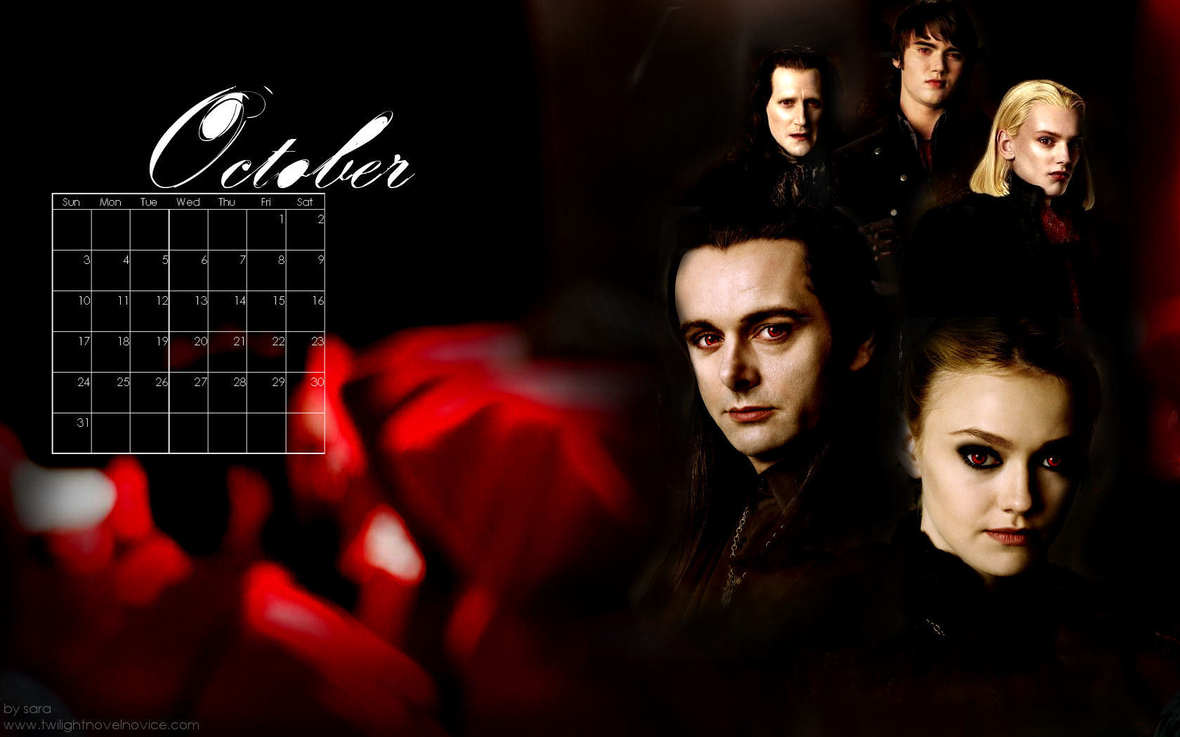 Twilight Saga Desktop Wallpaper Calendar From Novel