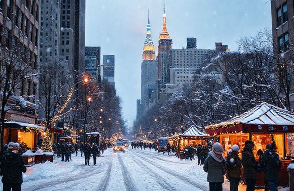 New York City Winter Wallpaper