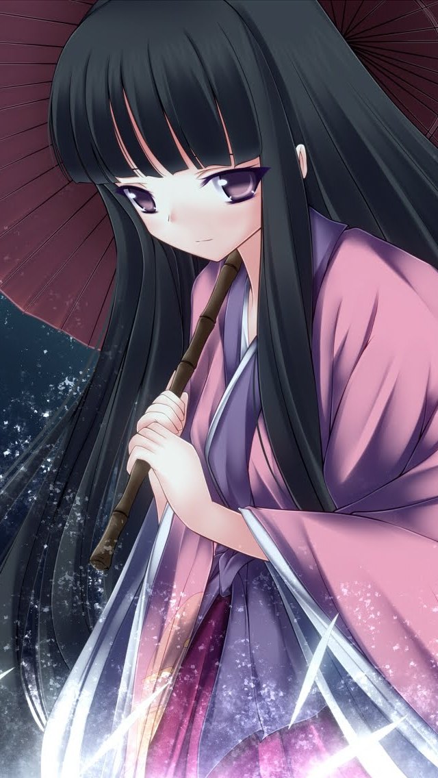 Anime Parasol iPhone Wallpaper