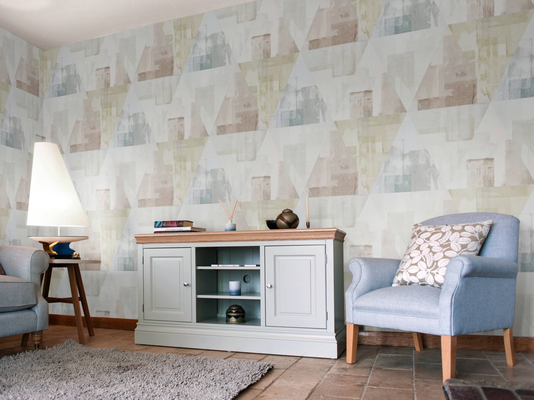 Geodesic Blush And Taupe By Harlequin Wallpaper Brewers Home