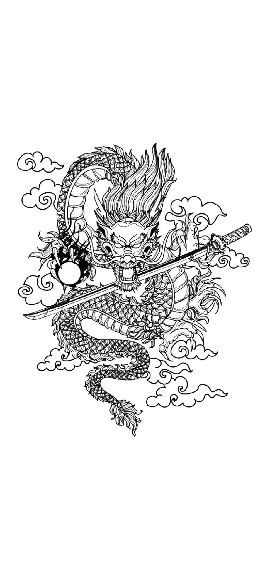 Japanese Dragon Tattoo HD Wallpaper