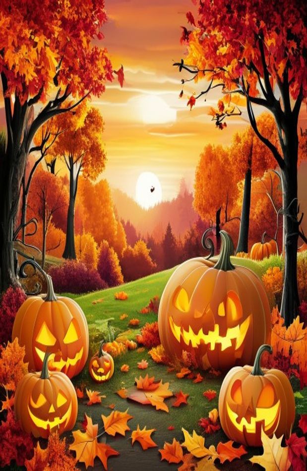 October Calendar Wallpaper