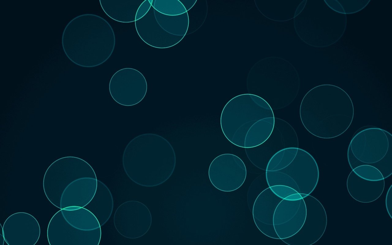 Background Blue Light Bubbles Effect Powerpoint Background