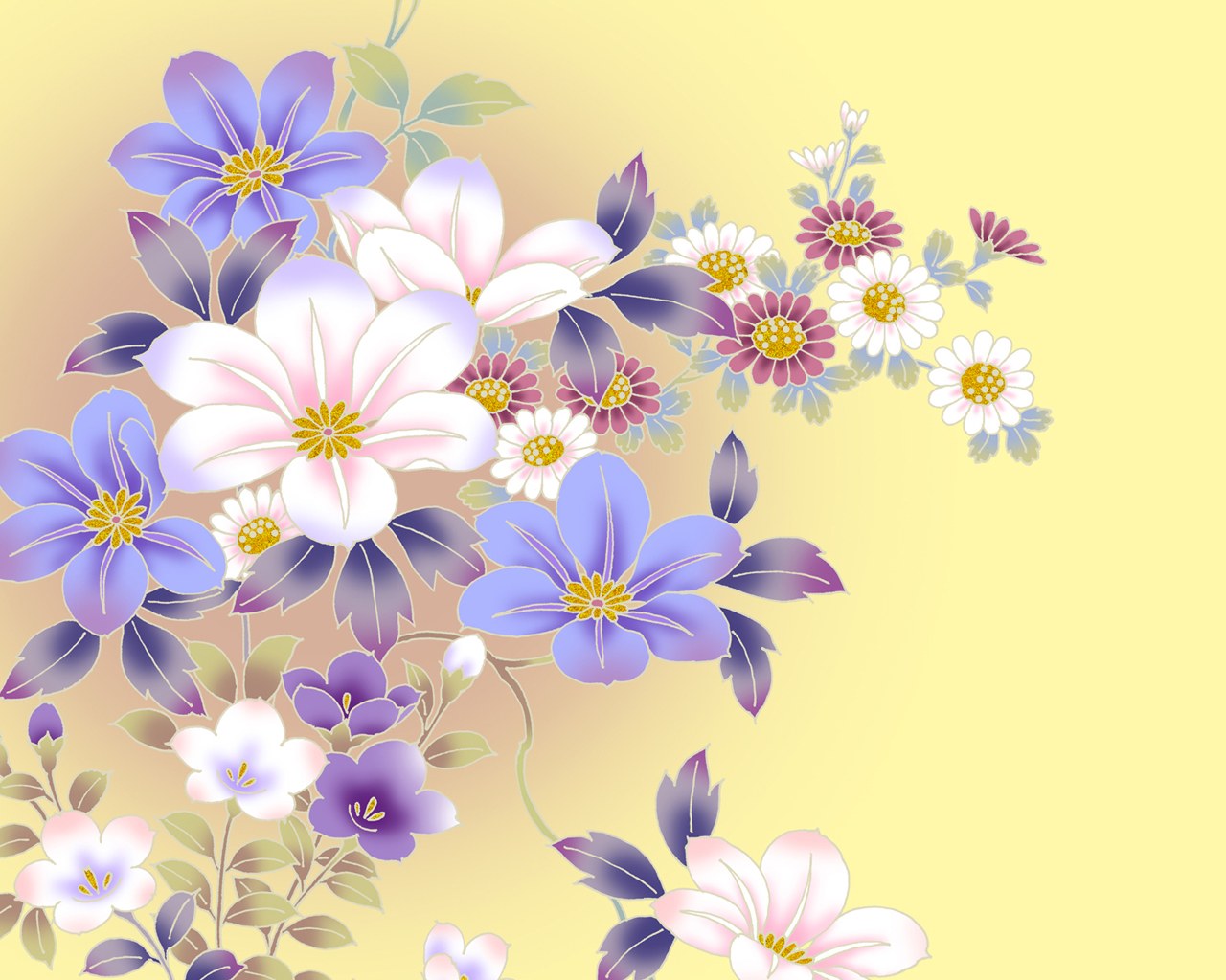 Simple Flower Wallpaper Patterns Amazing