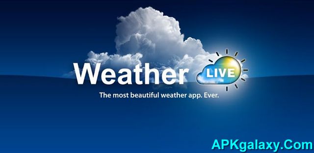 Meet Weather Live The most beautiful weather app Ever