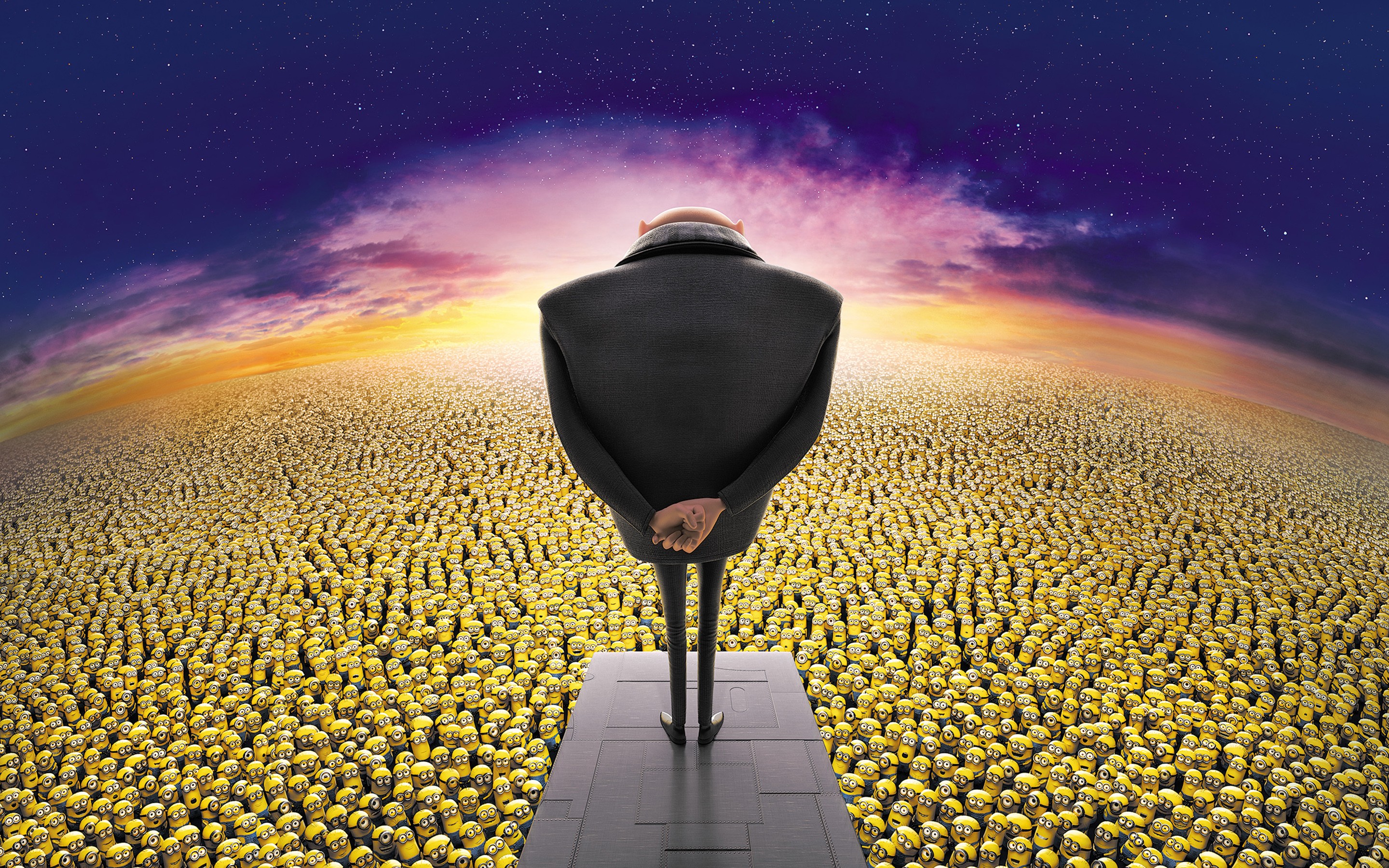 Crowd Despicable Me Animated Movies Podium 3d Figures