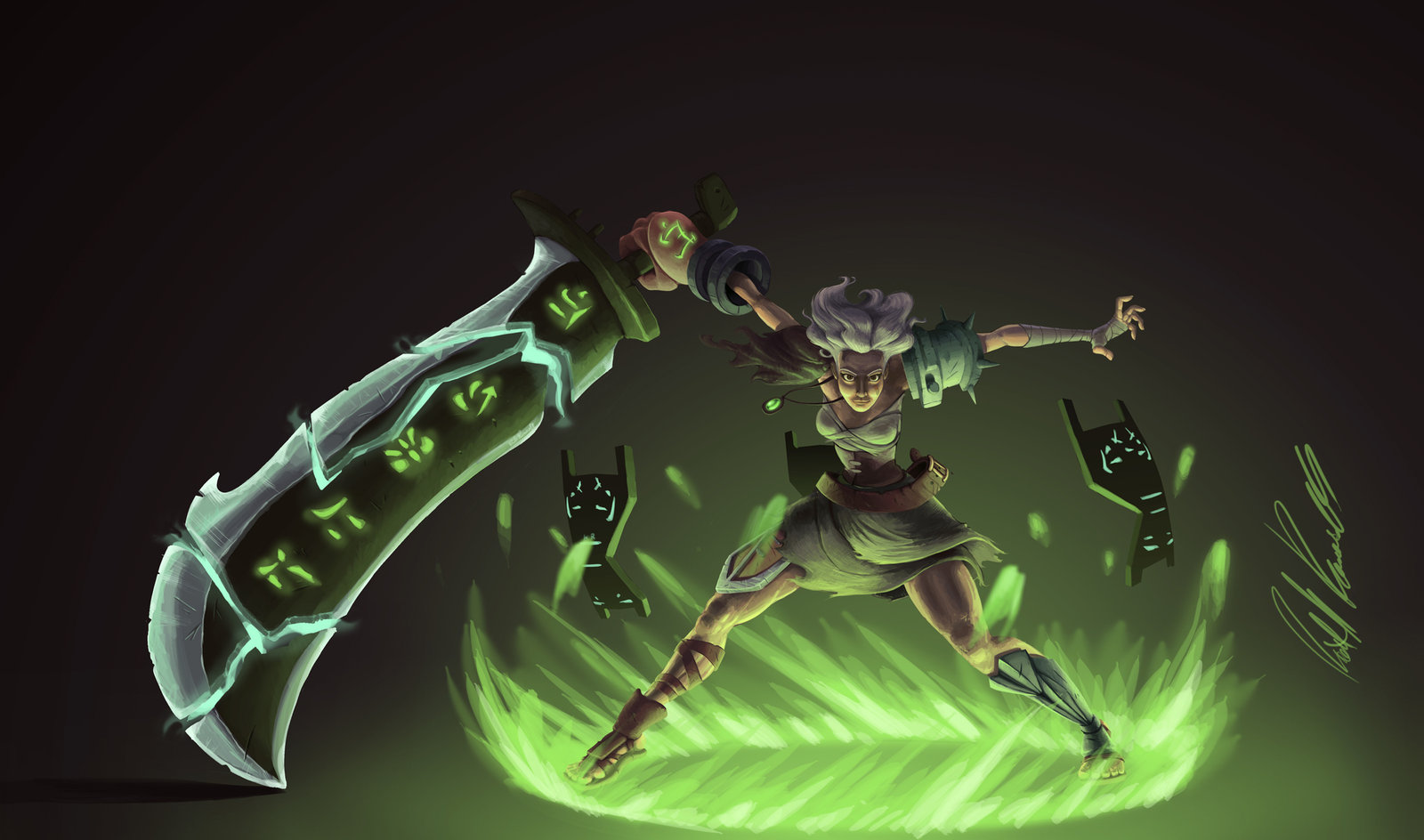 Riven Painting By Pixelsama