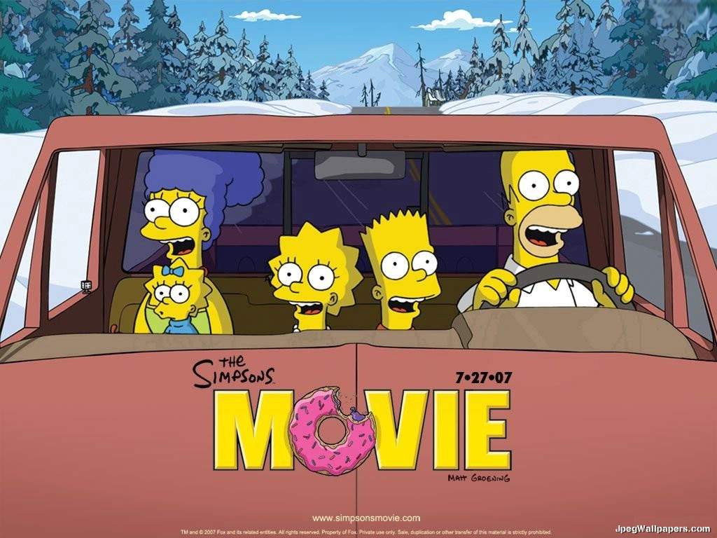 Simpsons Movie wallpaper 1024x768