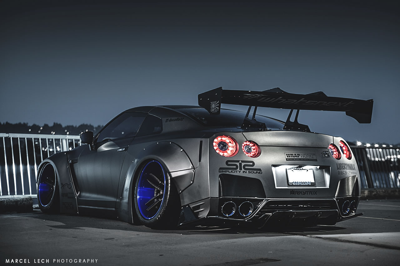 Nissan Gt R By Liberty Walk Rear Photo Doczilla Size X