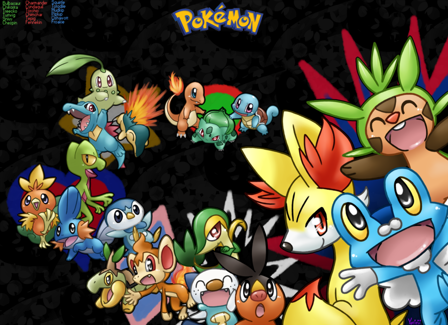Pictures Of Every Pokemon Widescreen HD Wallpaper