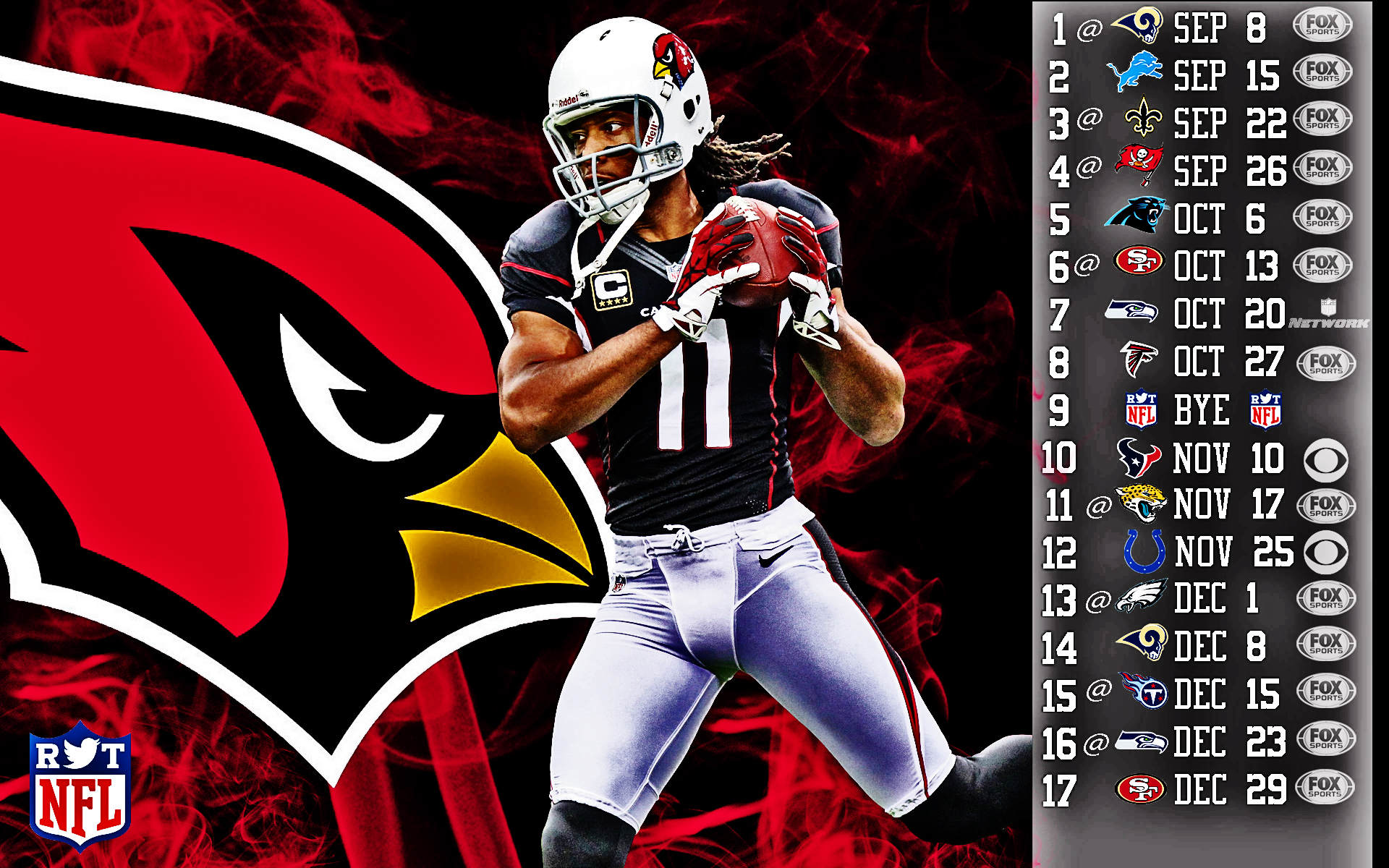 Larry Fitzgerald Schedule HDr