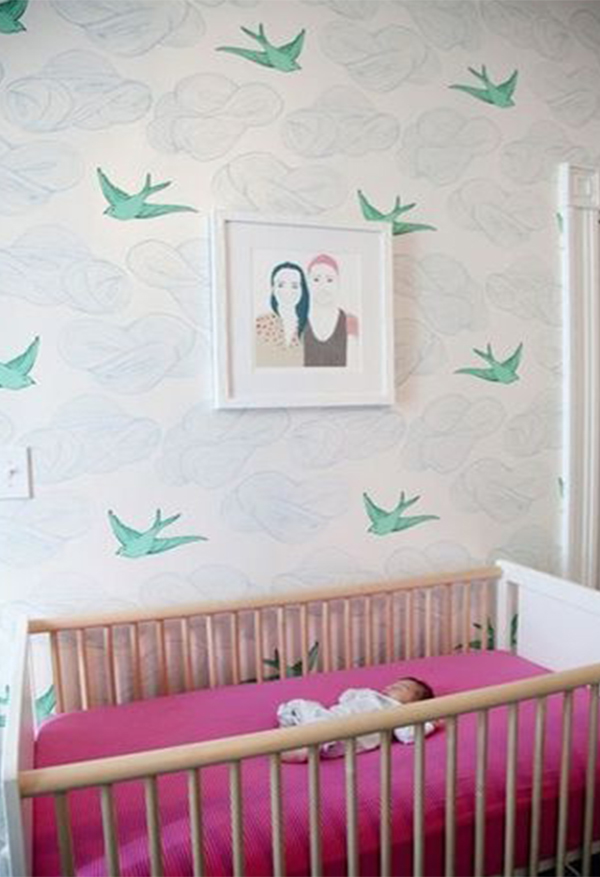 Nursery Wallpaper Idea