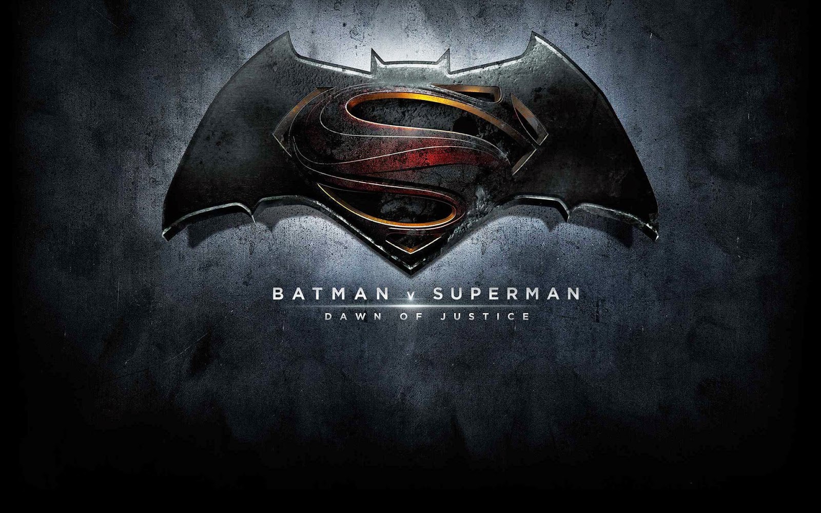 Batman Vs Superman At The Dawn Of Justice Logo Official Wallpaper