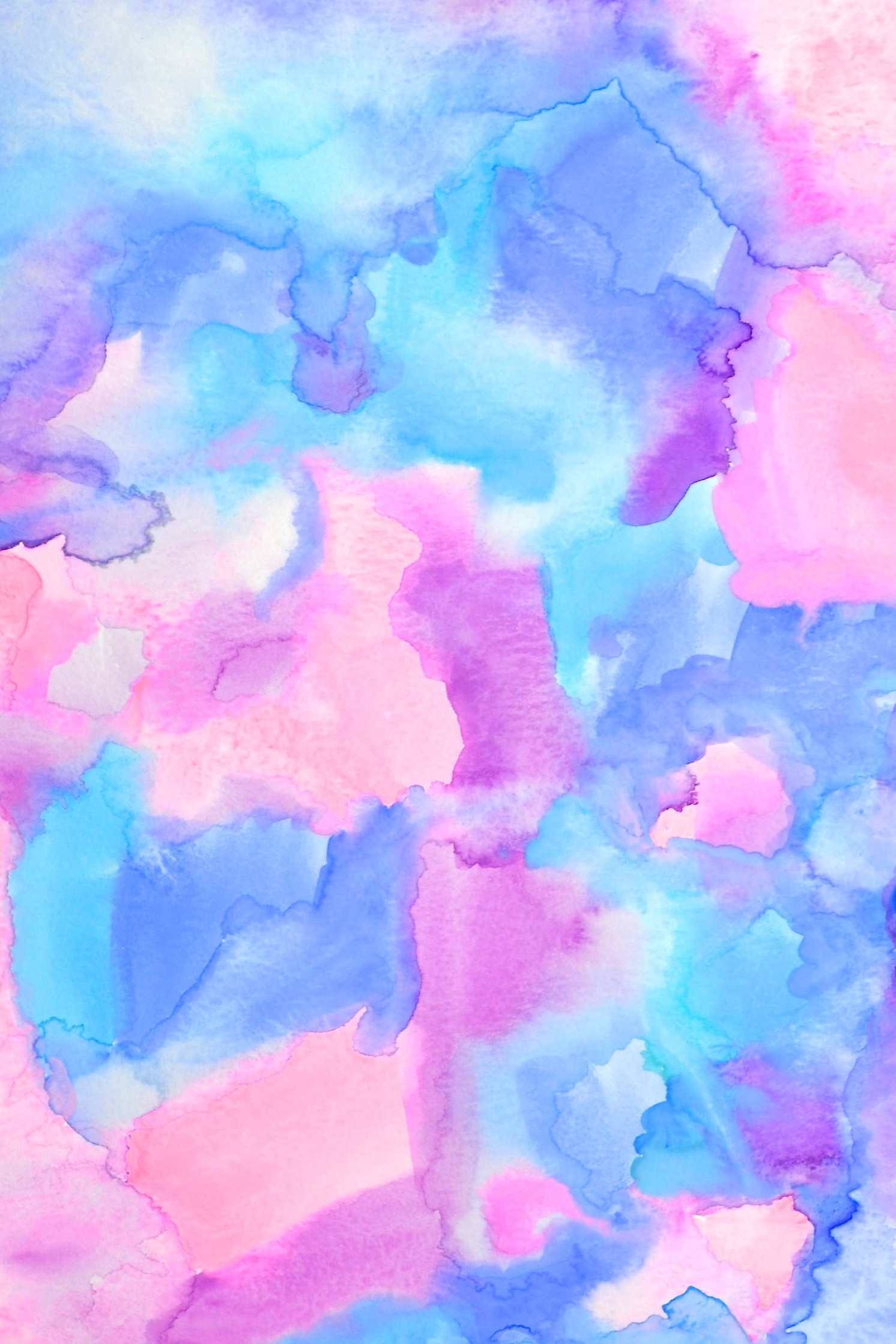 Watercolor iPhone Wallpaper