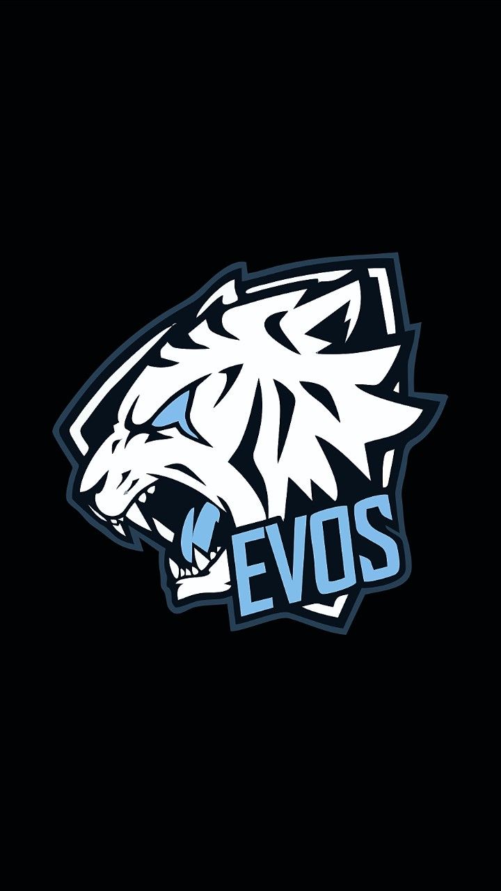Evos E Sport Logo Hewan Ilustrasi Naga Gambar