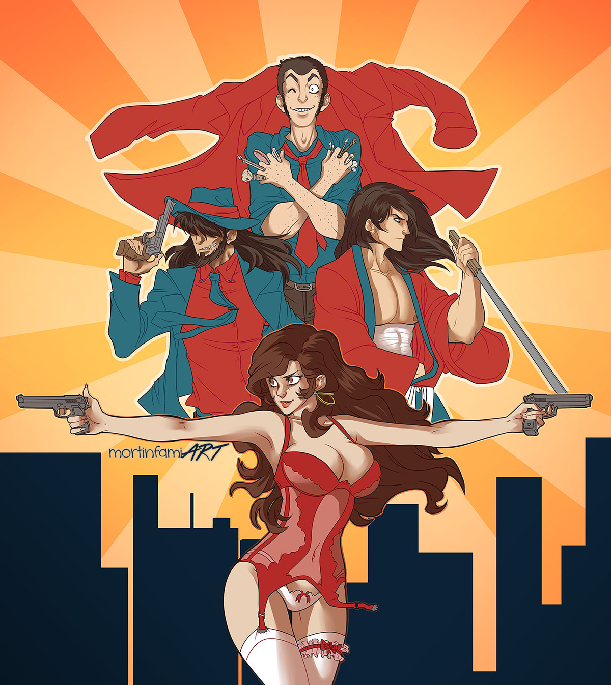 Lupin The Third By Mortinfamiart