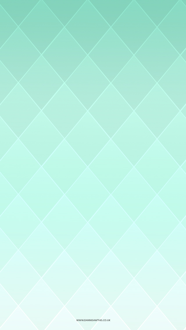 Diamond Gradient Mint Tjn Background iPhone